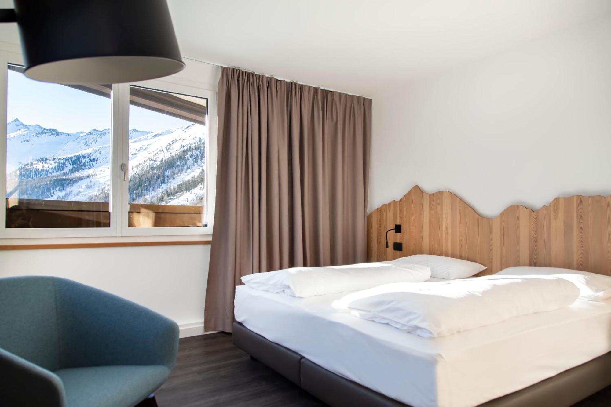 Blu Hotel Senales Zirm-Cristal ماسو كورتو الغرفة الصورة