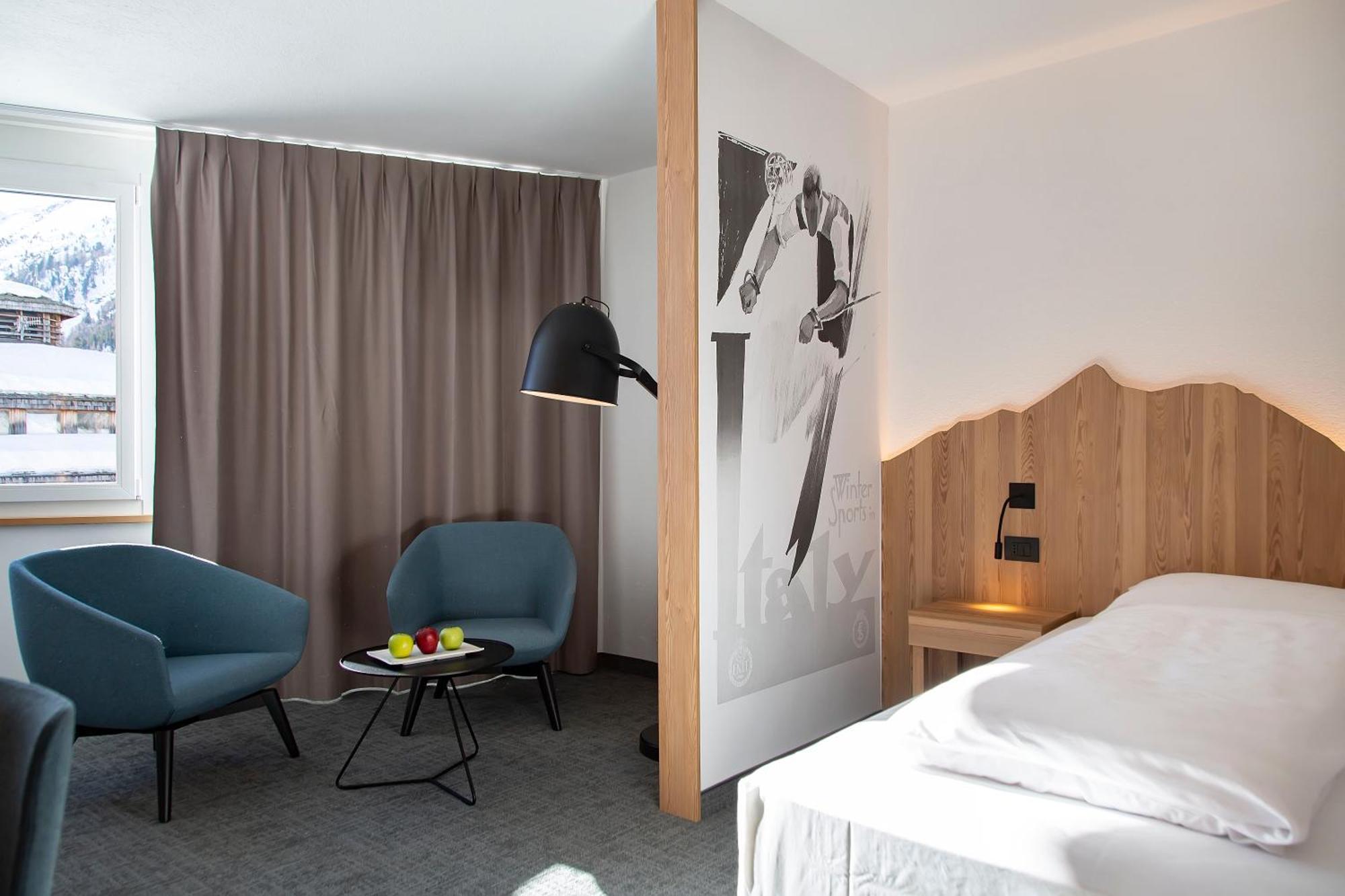 Blu Hotel Senales Zirm-Cristal ماسو كورتو الغرفة الصورة